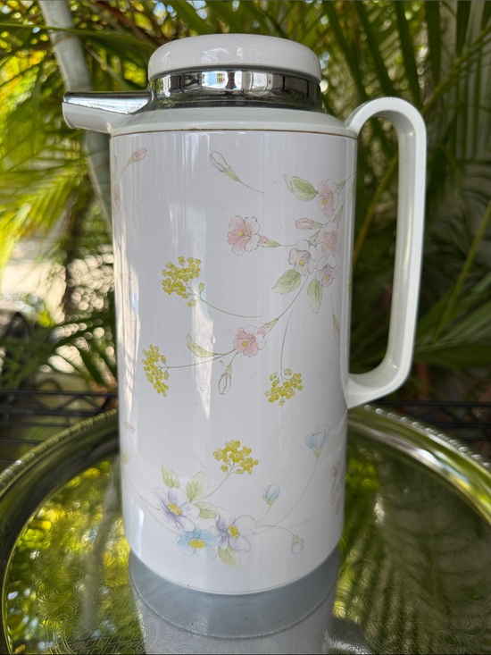 Vintage Other - THERMIQUE CORNING THERMAL SERVER, 1 QUART, FLORAL PATTERN #8020-29 Vintage